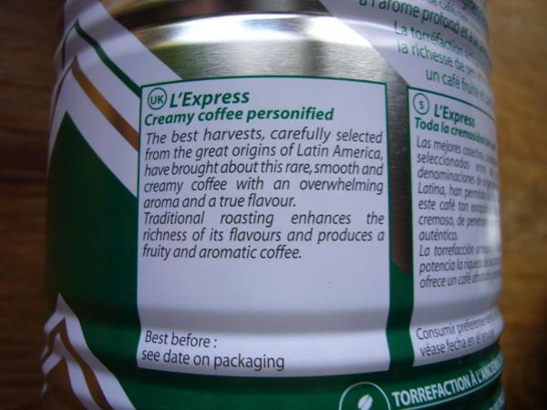 Malongo - Lexpress moulu 2x250g - Anglický text